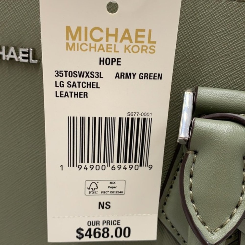 Michael Kors Hope Large Satchel Bag - Picture 9 of 16